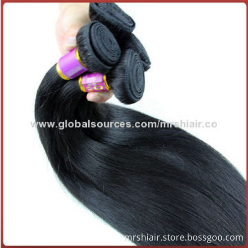 22-inch Silk Straight Unprocessed Indian Remy Hair Weaving